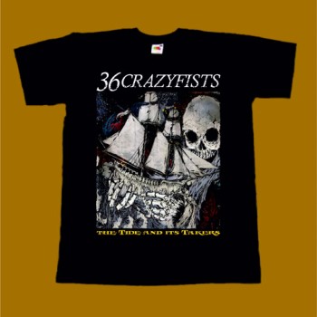 36 CRAZYFISTS T-SHIRT - THE TIDE AND ITS TAKERS
