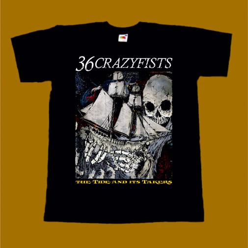 36 CRAZYFISTS T-SHIRT - THE TIDE AND ITS TAKERS