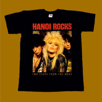 HANOI ROCKS T-SHIRT - TWO STEPS FROM THE MOVE