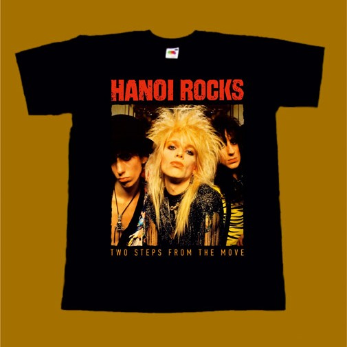HANOI ROCKS T-SHIRT - TWO STEPS FROM THE MOVE