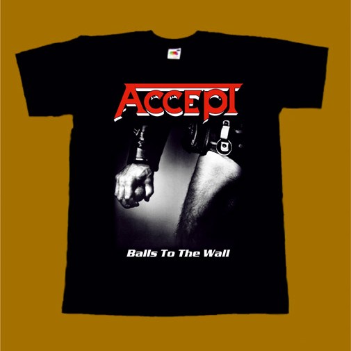 ACCEPT T-SHIRT - BALLS TO THE WALL