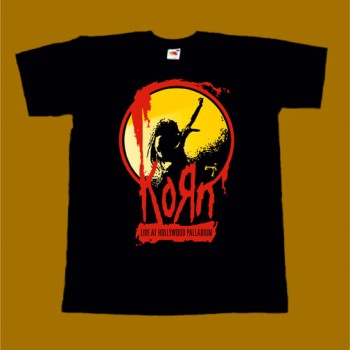 KORN T-SHIRT - LIVE AT HOLLYWOOD PALLADIUM