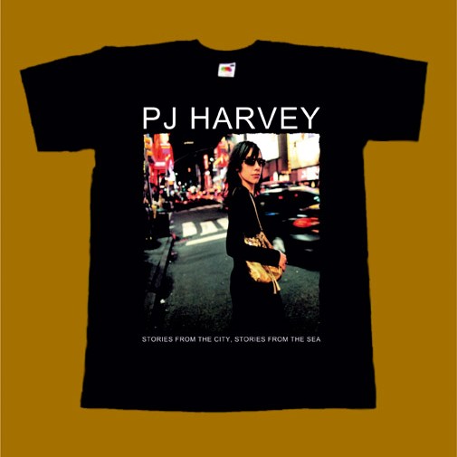 PJ HARVEY T-SHIRT - STORIES FROM THE CITY STORIES FROM THE SEA