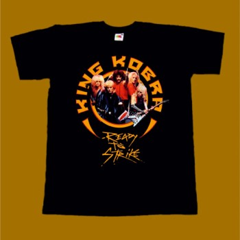 KING KOBRA T-SHIRT - READY TO STRIKE