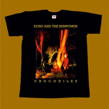 ECHO AND THE BUNNYMEN T-SHIRT - CROCODILES