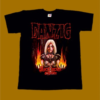 DANZIG T-SHIRT - BLACK LADEN CROWN