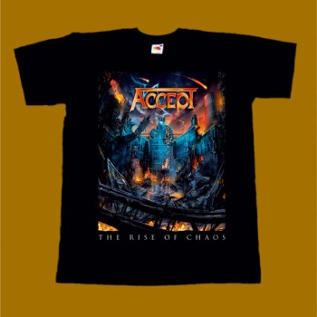 ACCEPT T-SHIRT - THE RISE OF CHAOS