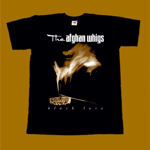 THE AFGHAN WHIGS T-SHIRT - BLACK LOVE