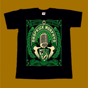 DROPKICK MURPHYS T-SHIRT - ST PADDY'S BOSTON MASS