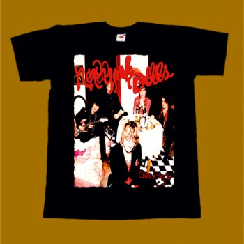 NEW YORK DOLLS T-SHIRT - CAUSE I SEZ SO