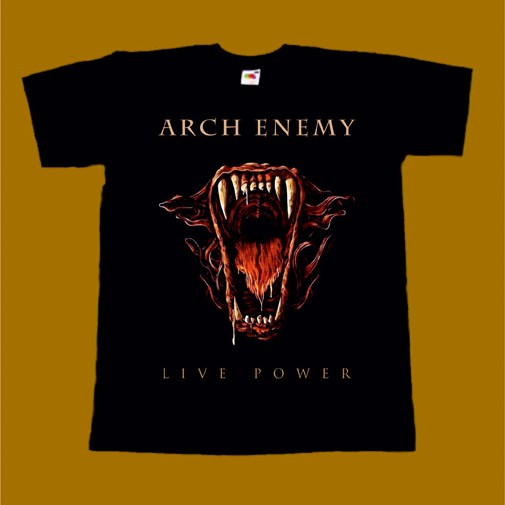 ARCH ENEMY T-SHIRT - LIVE POWER