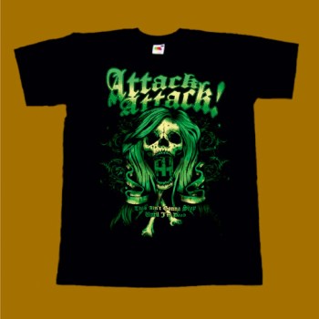 ATTACK ATTACK T-SHIRT - THIS AIN'T GONNA STOP UNTIL I'M DEAD