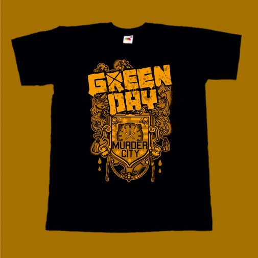 GREEN DAY T-SHIRT - MURDER CITY