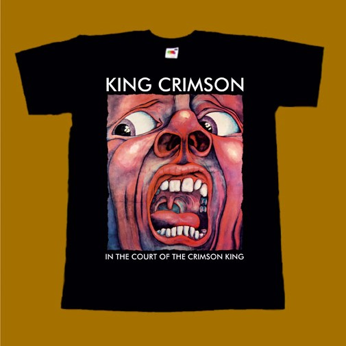 KING CRIMSON T-SHIRT - IN THE COURT OF THE CRIMSON KING