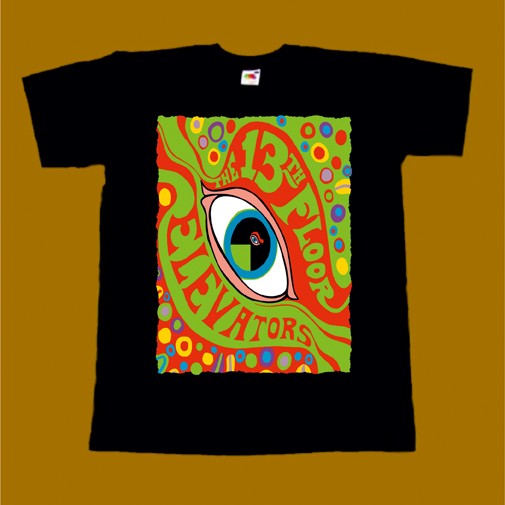 THE 13TH FLOOR ELEVATORS T-SHIRT - THE PSYCHEDELIC SOUNDS OF THE 13TH FLOOR ELEVATORS
