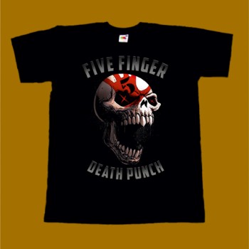FIVE FINGER DEATH PUNCH T-SHIRT - SKULL 2