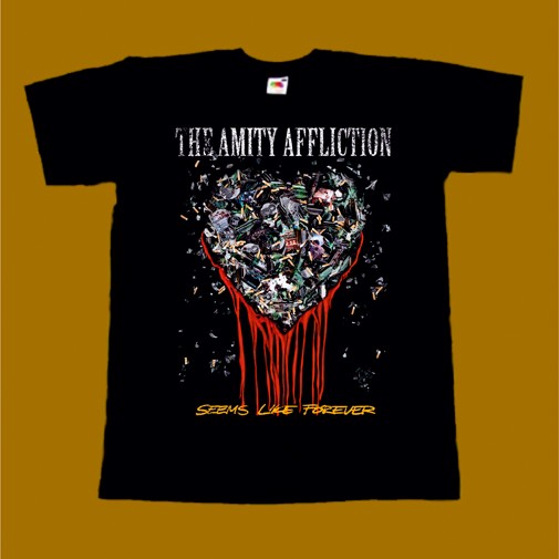 THE AMITY AFFLICTION T-SHIRT - SEEMS LIKE FOREVER