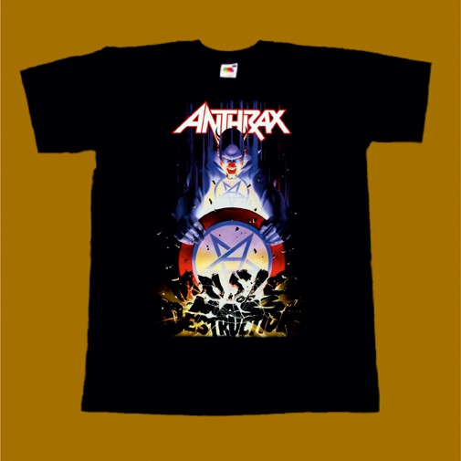 ANTHRAX T-SHIRT - MUSIC OF MASS DESTRUCTION
