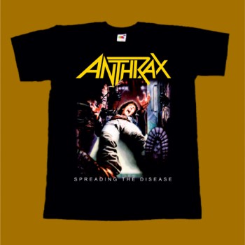 ANTHRAX T-SHIRT - SPREADING THE DISEASE