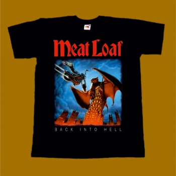 MEAT LOAF T-SHIRT - BACK INTO HELL