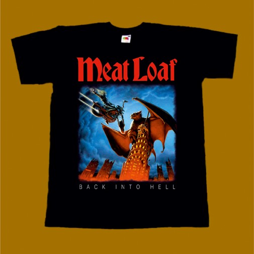 MEAT LOAF T-SHIRT - BACK INTO HELL