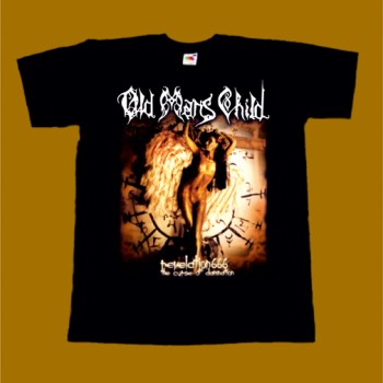 OLD MAN'S CHILD T-SHIRT - REVELATION 666 THE CURSE OF DAMNATION