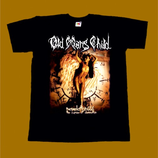 OLD MAN'S CHILD T-SHIRT - REVELATION 666 THE CURSE OF DAMNATION