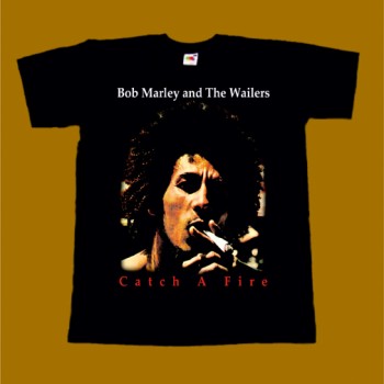 BOB MARLEY T-SHIRT - CATCH A FIRE