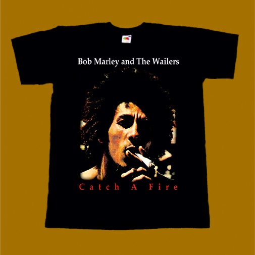 BOB MARLEY T-SHIRT - CATCH A FIRE