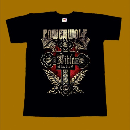 POWERWOLF T-SHIRT - BIBLE OF THE BEAST