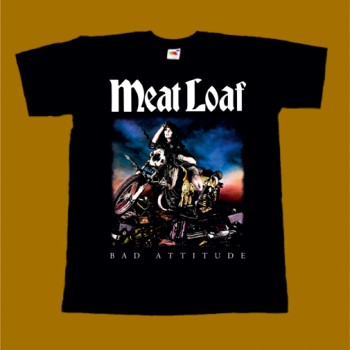 MEAT LOAF T-SHIRT - BAD ATTITUDE