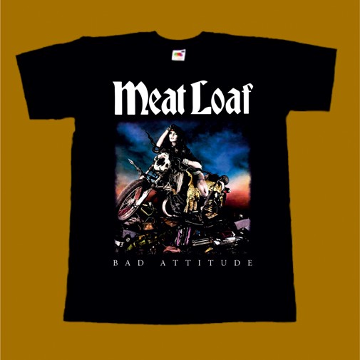 MEAT LOAF T-SHIRT - BAD ATTITUDE