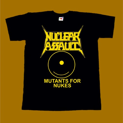 NUCLEAR ASSAULT T-SHIRT - MUTANTS FOR NUKES