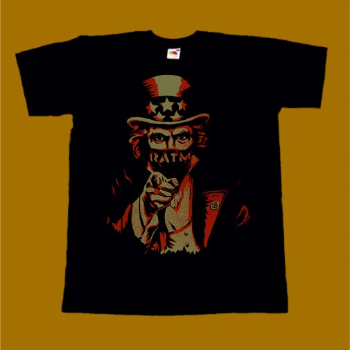 RAGE AGAINST THE MACHINE T-SHIRT - NO MORE LIES