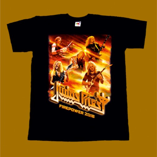 JUDAS PRIEST T-SHIRT - FIREPOWER 2018