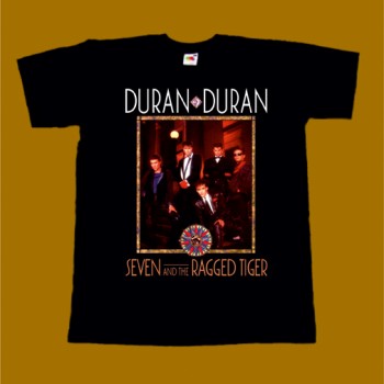 DURAN DURAN T-SHIRT - SEVEN AND THE RAGGED TIGER
