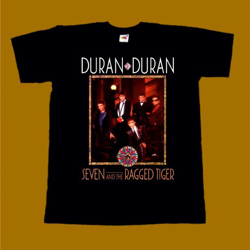 DURAN DURAN T-SHIRT - SEVEN AND THE RAGGED TIGER