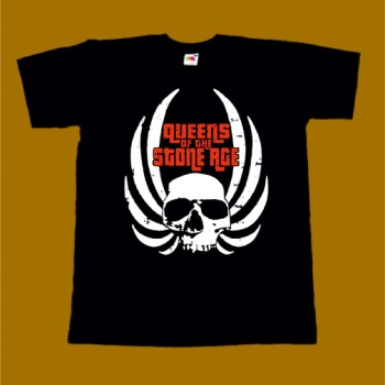QUEENS OF THE STONE AGE T-SHIRT - SKULL