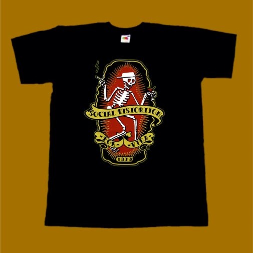 SOCIAL DISTORTION T-SHIRT - POR VIDA