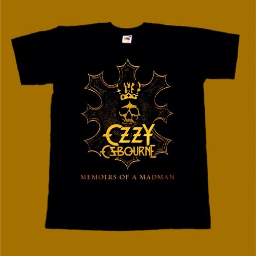OZZY OSBOURNE T-SHIRT - MEMOIRS OF A MADMAN