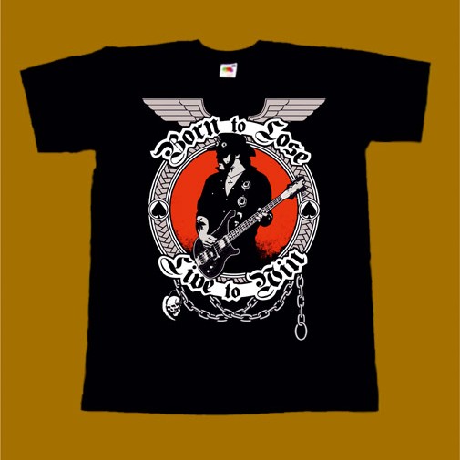 MOTORHEAD T-SHIRT - BORN TO LOSE LIVE TO WIN
