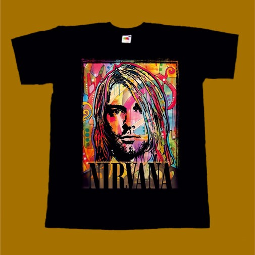 NIRVANA T-SHIRT - COBAIN FACE 2