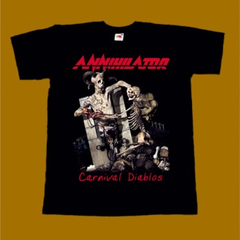 ANNIHILATOR T-SHIRT - CARNIVAL DIABLOS