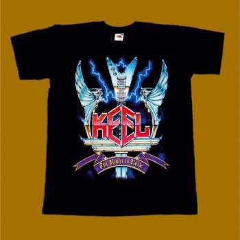 KEEL T-SHIRT - THE RIGHT TO ROCK