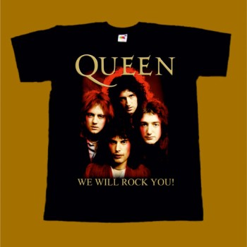 QUEEN T-SHIRT - WE WILL ROCK YOU