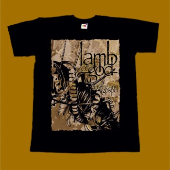 LAMB OF GOD T-SHIRT - NEW AMERICAN GOSPEL