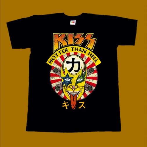 KISS T-SHIRT - HOTTER THAN HELL