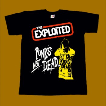 THE EXPLOITED T-SHIRT - PUNKS NOT DEAD 3