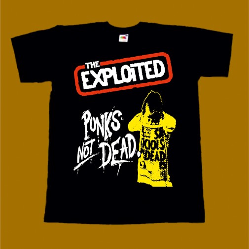 THE EXPLOITED T-SHIRT - PUNKS NOT DEAD 3