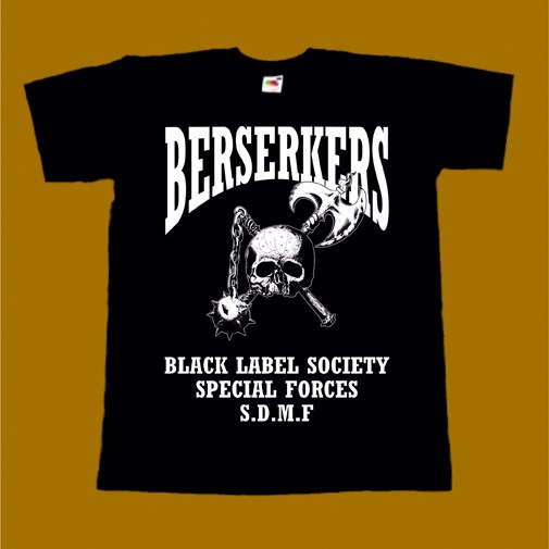 BLACK LABEL SOCIETY T-SHIRT - BERSERKERS